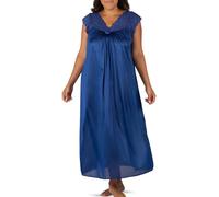 Shadowline Women's 32737 Nightgown, Navy, 2X