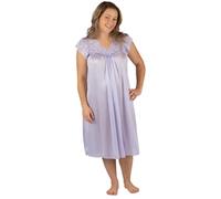 Shadowline Women's 36737 Nightgown, Peri Frost, L