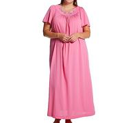 Shadowline Women's Nightdress, Rosy Pink, 1X