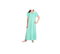 Shadowline Women's Petals Long Sleeve Long Gown Medium Sea Foam