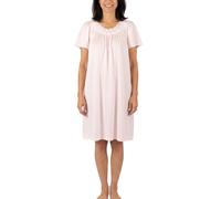Shadowline Women's Plus-Size Petals 40 Inch Short Flutter Sleeve Waltz Gown, Pink, 1x