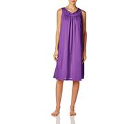 Shadowline Women's Plus-Size Petals 40 Inch Sleeveless Waltz Gown, Purple, Large