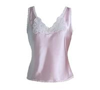 Shadowline Women's Rochelle Satin Adjustable Strap Camisole, Blush, M