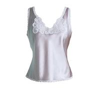Shadowline Women's Rochelle Satin Adjustable Strap Camisole, Taupe, L