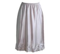 Shadowline Women's Rochelle Satin Half Slip, Taupe, 2X