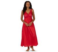 Shadowline Women's Sleepwear Nightgown, Red, XL Plus