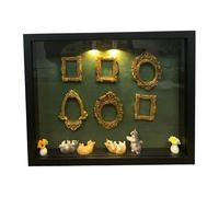 Shadows Box Frame Set, Diys Minis Museums Silhouetted Box Personalize Diys Photo Memory Display Case Valentine Day Gift Minis Museums Silhouetted