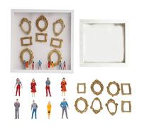 Shadows Box Frame Set, Diys Minis Museums Silhouetted Personalize Diys Photo Memory Display Case Valentine Day Gift Shadows Frame Set