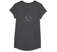 Shadows for Silence Threnody Symbol T-Shirt, Girls, Dark Heather Grey, Medium