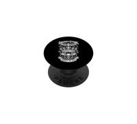 Shadows of the Eternal Embrace the Night Gothic Raven Skull PopSockets Adhesive PopGrip