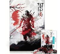 Shadows Warrior Hard Jigsaw Puzzle for Adults 1000 Pieces Logic Toy Family Bond Precision Cut Warm Surprise 50x75cm