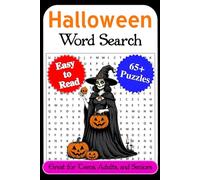 Shadowy Spells and Spooky Secrets Word Search: Haunting Halloween Puzzles Packed with Eerie Delights for Adults, Seniors, and Teens