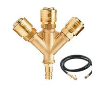 Shaersu Air Hoses Quick Coupling | Compressed Air Coupling Plug Fittings - Compact Industrial Coupler Fittings Hose Accessories for Manufacturing Applications
