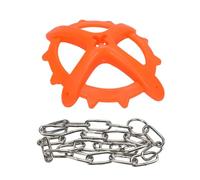 Shaersu Chew Toy for Pets, Stress Reducing Toy Against Rank Fights, Heavy Duty Activity Device with Steel Chain for Food Stimulation in Young Animals and Long-Term Entertainment