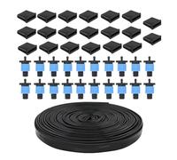 Shaersu Irrigation System for Garden, Automatic Water Drip Irrigation System Kit, Plant Dripping Gardening Accessories for Growing Hydroponic Greenhouse Cultivation Yard Orchard