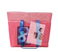 Shaersu Mesh Beach Bag - Swimming Clothes Organizer | Beach Organizer Bag | for Beachgoers Visitors Travel Gym Swim Class Yacht Dorm Picnic Summer Vacation Boat Trip Water Park Camping