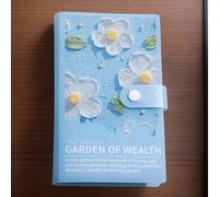 Shaersu Money Saving Book - Savings Binder 3D Oil Painting,Cash Planner Organizer Wallet Notebook Storage Management Expense Payment Finance for Adults Kids Home