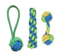 Shaersu Puppy Rope Toy - 3 Pack Puppy Tug of War Rope | Aggressive Chewers Toys, Indestructible Pup Grinding Accessories for Keep The Pets from Being Bored
