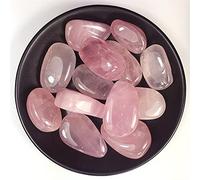 SHAFACIAL 100g Natural Pink Powder Crystal Gravel Rock Madagascar Rose Quartz Gemstone Mineral Specimen Decoration Energy Stone Spiritual support(100g 10 20mm)