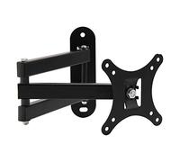 SHAFAH® Tilt & Swivel TV Wall Mount Bracket, Fits for 10 13 15 17 19 20 21 22 23 24 25 26 Inch LED LCD Plasma Screen Monitor Max Load Capacity 22 lbs VESA 75x75 & 100x100 mm