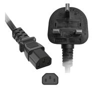 SHAFI® 3M Kettle Lead - 3-Pin 0.75mm² Quality Copper Core - IEC-C13 Power Cable UK Plug- Replacement Power Lead PC Projector Cooker Hp Printer PlayStation Pro PS4 Xbox Monitor - 3 Meter