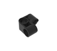 Shaft Bolt Connection Technic Pin Connector Perpendicular 2x2 Bent 44809 6008527 4211880 GDS-993 50PCS Compatible with Lego Classic Bulk Toy MOC Color:Black