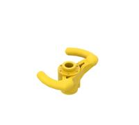 Shaft Bolt Connector, 2x3 Steering Wheel Turntable, 10 Pieces Compatible with Lego GDS-M304, Classic Bulk, MOC, Colour: Yellow 24