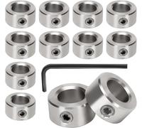 Shaft Collar 16 mm Shaft Locking Collar 12 Pieces Lead Screw Locking Ring T16 for CNC 3D Printers (16 mm)