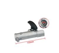 Shaft Connector Joining Clamp, 9 Spline Drive Adapter for Lawn Mower Brush Irrigation Hedge Trimmer Brush Cutter Accessories, 4T Square Shaft