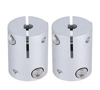 Shaft Coupler 6mm to 8mm | Aluminum Alloy Balanced Weight for Vibration Reduction | Safe Clamping Fixing for Motor/Lead Screw/CNC | Model 6006-0008 - 1006