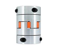 Shaft Coupler Connector,1pc D35L50 Star Type Coupler 3 Jaws Flexible Shaft Coupling Spider Plum Elastic Shaft Coupling for Servo Motor Grooved Elastic(12x18mm)