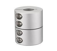 Shaft Coupler Connector,1pcs Aluminum Rigid Clamp Series Integrated Structure Coupling Flexible Couplings Connect Joint(32x41mm)