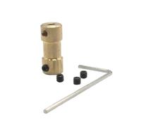 Shaft Coupler Connector,1pcs Brass Flexible Motor Drive 2mm 3mm 4mm 5mm 6mm Bore Model Boat Coupling Transmission Connect Joint(2.3mm x 2mm)