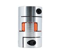 Shaft Coupling Diameter, Jaw Plum Coupling 40mm OD 66mm L Multiple Bore Sizes For Nema 23 34 Stepper Motor(17mm to 14mm)