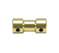 Shaft Coupling Sleeve 1 piece D9L20 Motor Transmission Connector Coupling, Brass Flexible Shaft Rigid Coupler with Screws