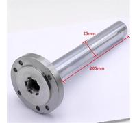 Shaft Diameter 25mm Length 205mm Chuck Flange Back Plate Base Adapter Fit K11/K12/K72-80 80mm