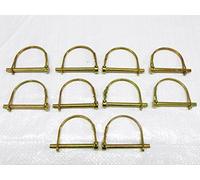 Shaft Locking Pins 6MM x10 (60MM D Shapped Round Trailer Fastener Secure)