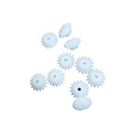 shaft pinion 10pcs 1 Module 12 Teeth Bevel Gear 90 Degree Drive Right Angle Pinion 1.9mm Hole 2mm Tight Fit Plastic DIY Model Gear motor transmission