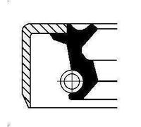 Shaft Seal, crankshaf CORTECO 1002867B for JOHN DEERE 600 5 1958-1960