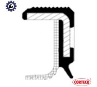 SHAFT SEAL CRANKSHAFT 19037229B FOR DAF MX340/300/375/265 12.9L 6cyl CF 85