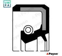 SHAFT SEAL CRANKSHAFT NB849 FOR 17 H 1.7L 22E/10 J 2.3L 22L 12L/J 23L 14L 4cyl