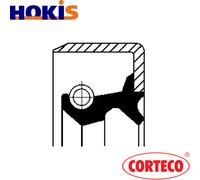 Shaft Seal, differential for LANCIA PORSCHE CORTECO 19016621B