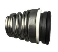Shaft Seal Fits Pool Pump Motor, 155 Series CE-CA-NBR Or SiC-SiC-FKM Water Mechanical with Single Coil Spring(Dark Black,16mm)