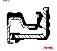 Manual Transmission Shaft Seal 85mm Inner Diameter Fits SCANIA CORTECO 82018654