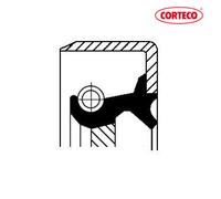 Shaft Seal, manual transmission CORTECO 19035160B For MAZDA