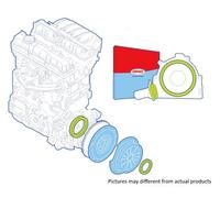 SHAFT SEAL SET, CLUTCH FOR MERCEDES-BENZ B903 B904 CORTECO 19135426