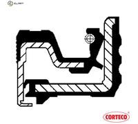 Fits CORTECO 01029698B Shaft Seal, wheel hub