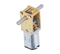 Shaft Worm Gear Motor, Practical JGY-N20 DC Speed Reduction Gear Motor Reliability for DIY Robot Toys(381RPM)