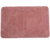 Shaggy Bath Mat Non-Slip Rug Super Absorbent Soft Microfiber Bathroom Carpet Easy to Clean, Machine Washable for Bathroom/Bedroom/Kitchen, Pink, 40 x 60 cm