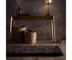 Shaggy Brown Runner Rug - 200 x 67 cm - Chicago - Origins